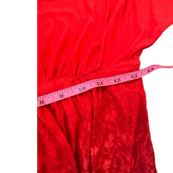 NWT! SOMA Grecian-Inspired Maxi Dress Tango Ombre Poppy in Women’s Medium - Picture 9 of 11